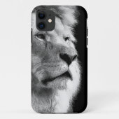 Coques Case-Mate iPhone Lion noir blanc (Dos)