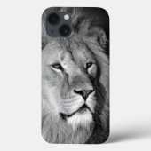 Coques Case-Mate iPhone Lion noir et blanc (Verso)