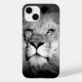 Coques Case-Mate iPhone Lion noir et blanc (Verso)