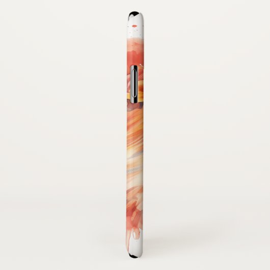 Coques Case-Mate iPhone Lion Pastel Fleurs Safari Aquarelle Savannah Chat (Dos/Droite)