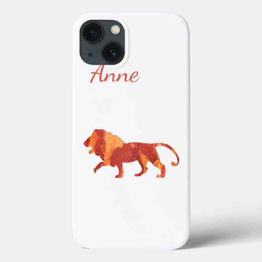 Coques Case-Mate iPhone Lion personnalisé (Verso)