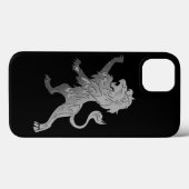 Coques Case-Mate iPhone Lion royal d'argent (Verso (horizontal))
