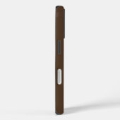 Coques Case-Mate iPhone Lion sur fond blanc et marron avec texte (Verso / Droite)