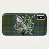 Coques Case-Mate iPhone Lion Tartan de MacLeod (Dos (Horizontal))