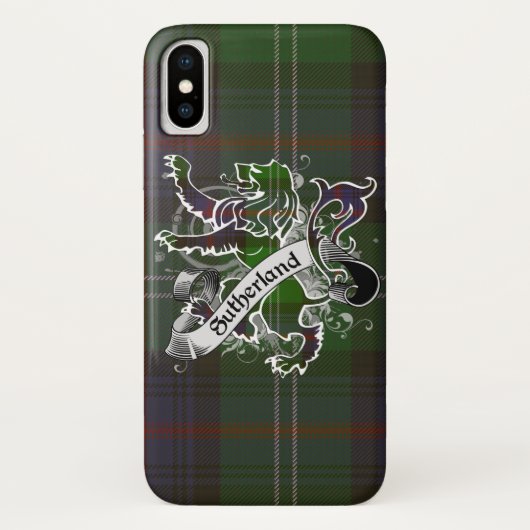 Coques Case-Mate iPhone Lion Tartan Sutherland (Dos)