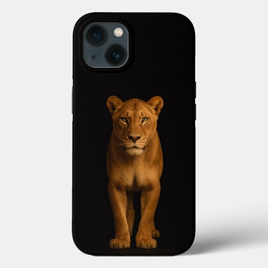Coques Case-Mate iPhone Lionne noble Black 4 Luxe iPhone 13 (Verso)