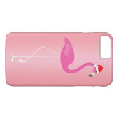 Coques Case-Mate iPhone L'iPhone 7 de Flamant rose de vacances dans s'est (Dos (Horizontal))