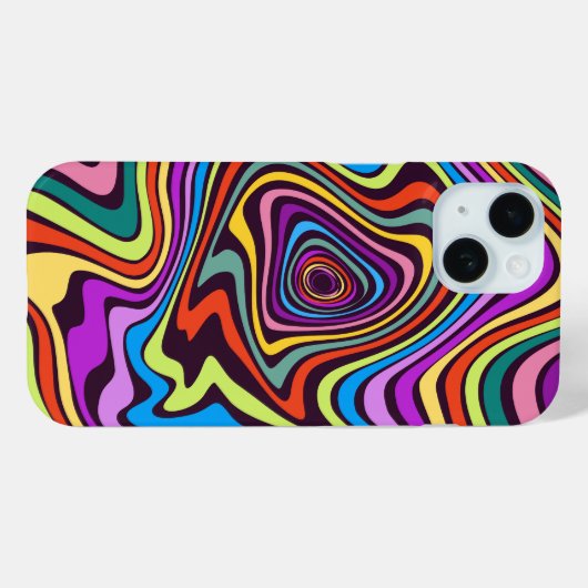 Coques Case-Mate iPhone Liquid Paint Marbling Effect Decorative (Verso (horizontal))