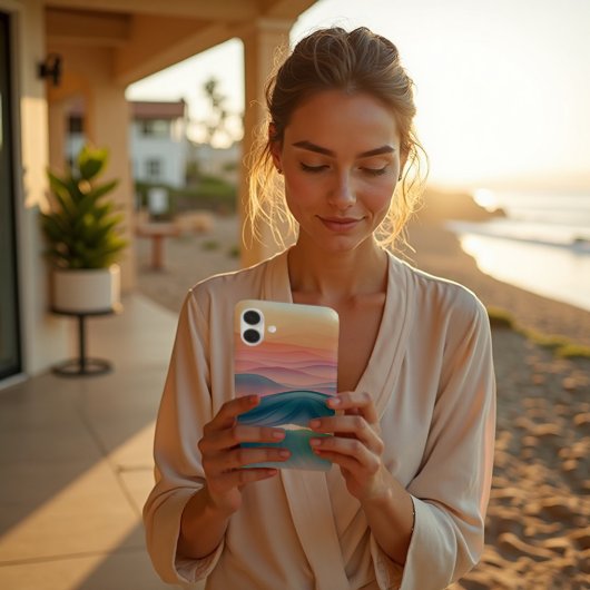 Coques Case-Mate iPhone Liquide Abstrait de la houle de Pêche