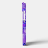 Coques Case-Mate iPhone liquide psychédélique violet (Verso / Gauche)