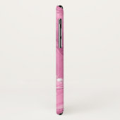 Coques Case-Mate iPhone Liquide rose avec perles         (Dos/Gauche)