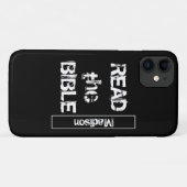 Coques Case-Mate iPhone Lire la Bible Noir et Blanc (Dos (Horizontal))