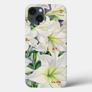iPhone 13 Coque Lis blancs 2008