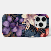 Coques Case-Mate iPhone Lis Lis Tigre Orange Design Tropical (Verso (horizontal))