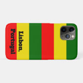 Coques Case-Mate iPhone Lisbonne, Portugal Drapeaux (Dos (Horizontal))