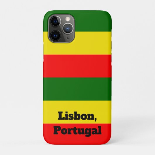 Coques Case-Mate iPhone Lisbonne, Portugal Drapeaux (Dos)