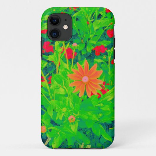 Coques Case-Mate iPhone Lit à fleurs psychédélique 01 (Dos)