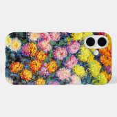 Coques Case-Mate iPhone Lit de Chrysanthemums par Monet (Verso (horizontal))