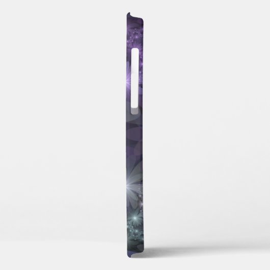 Coques Case-Mate iPhone Lit de fleurs Art Fractal Abstrait tendance brilla (Verso / Gauche)