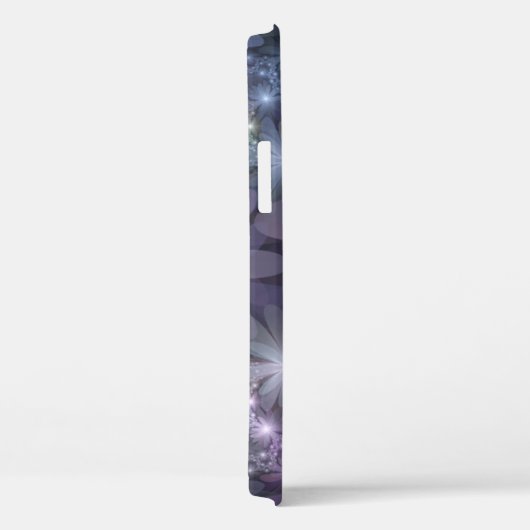 Coques Case-Mate iPhone Lit de fleurs Art Fractal Abstrait tendance brilla (Verso / Droite)