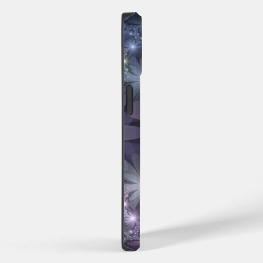 Coques Case-Mate iPhone Lit de fleurs Art Fractal Abstrait tendance brilla (Verso / Droite)