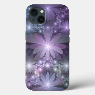 Case-Mate iPhone Case Lit de fleurs tendance brillant art fractal abstra