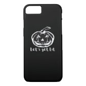 Coques Case-Mate iPhone Lit Drôle Citrouille Halloween pour une hirondelle (Dos)
