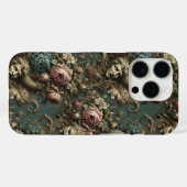 Coques Case-Mate iPhone Litanie d'Aristocrates - Design floral gothique (Verso (horizontal))