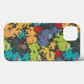 Coques Case-Mate iPhone Little cute funny monsters (Verso (horizontal))