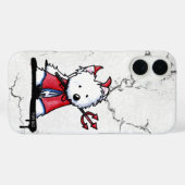 Coques Case-Mate iPhone Little Devil Westie (Verso (horizontal))