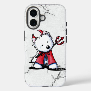 Coques iPhone 16 Little Devil Westie Chien iPhone 5 Coque-Mate Coqu