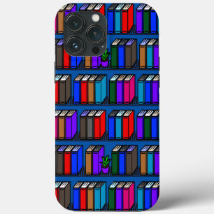 Case-Mate iPhone Case Little Library Book Shelts Turquoise