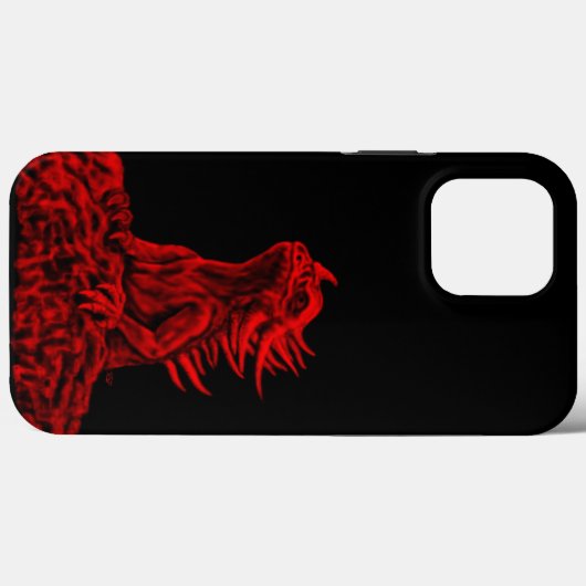 Coques Case-Mate iPhone Little red Dragon (Verso (horizontal))