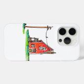 Coques Case-Mate iPhone Little Red House avec ligne électrique (Verso (horizontal))