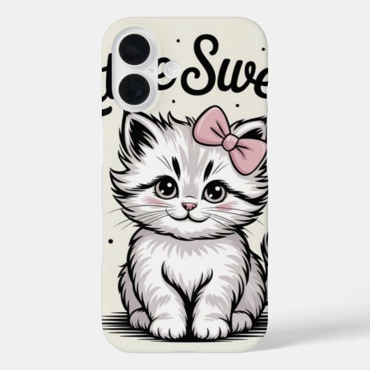 Coques Case-Mate iPhone Little sweet Kitty (Verso)