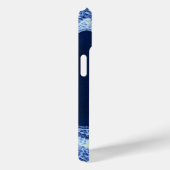 Coques Case-Mate iPhone littoral chic plage rustique nautique bleu étoile (Verso / Droite)