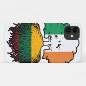 Coques Case-Mate iPhone Lituanie Lituanien Irlande Drapeau des racines des (Dos (Horizontal))