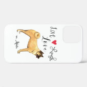 Coques Case-Mate iPhone Live Laugh Love an Akita (Verso (horizontal))