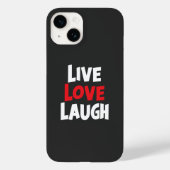 Coques Case-Mate iPhone Live Love Laugh (Verso)