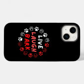 Coques Case-Mate iPhone Live rire écorce.b noir BG (Verso (horizontal))