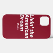Coques Case-Mate iPhone Livin' the American Dream (Verso (horizontal))