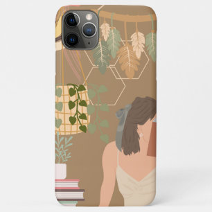 Case-Mate iPhone Case Livre de lecture de la femme esthétique brune