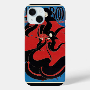 Coque Pour iPhone 15 Livre de poche vintage Art Nouveau Thanksgiving