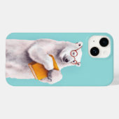 Coques Case-Mate iPhone Livre d'ours polaire Lover Nerdy (Verso (horizontal))