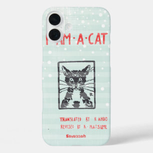 16 Plus Case Livre vintage Je suis un chat Iphone 5