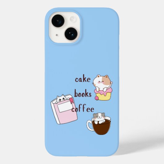 Coques Case-Mate iPhone Livres à gâteaux Café (Verso)