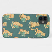 Coques Case-Mate iPhone Livres de lecture de chats (Dos (Horizontal))