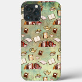 Coques Case-Mate iPhone Livres en Tea Bookworm Constant Reader (Verso)