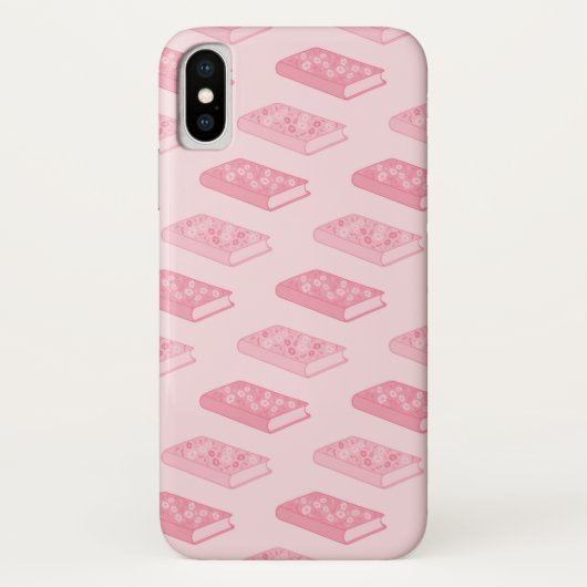 Coques Case-Mate iPhone Livres floraux roses (Dos)
