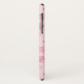 Coques Case-Mate iPhone Livres floraux roses (Dos/Gauche)